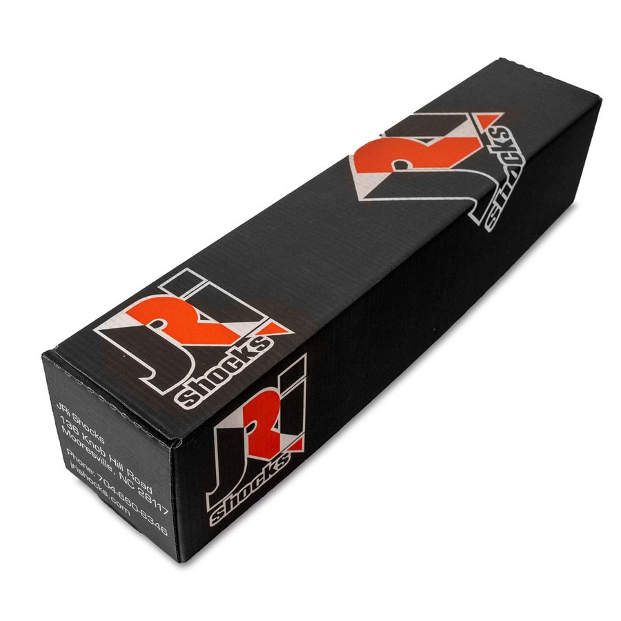 Black box with R1 Shocks logo on a white background