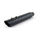 Black exhaust pipe on a white background