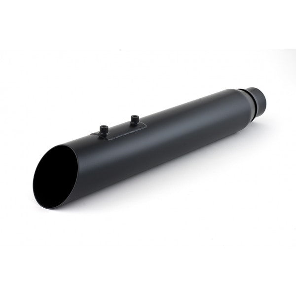 Black exhaust pipe on a white background