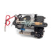Mechanical component with wiring on a white background